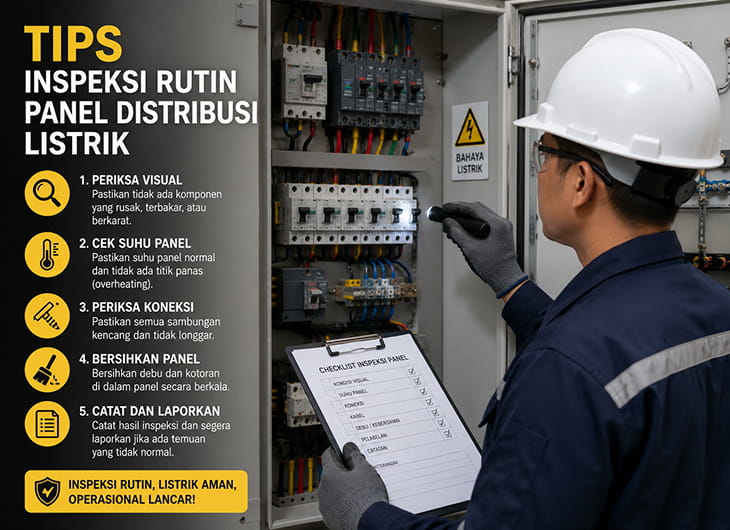 Tips Inspeksi Rutin Panel Distribusi Listrik